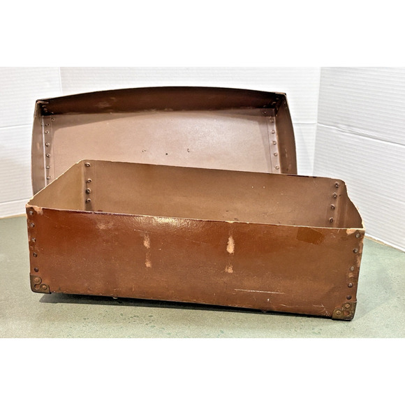 Vintage Military "LAUNDRIPAK" Mailing Laundry Hard Shell Box/Case w/ label - Picture 11 of 16